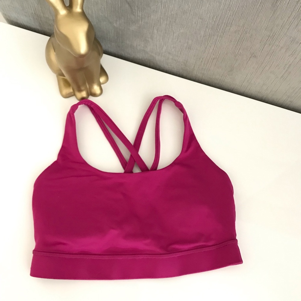 Lululemon Energy Bra berry size 6